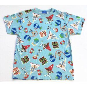 Disney Tokyo Resort Toy Story T Shirt Adult Medium Men Women All Over Print EXC